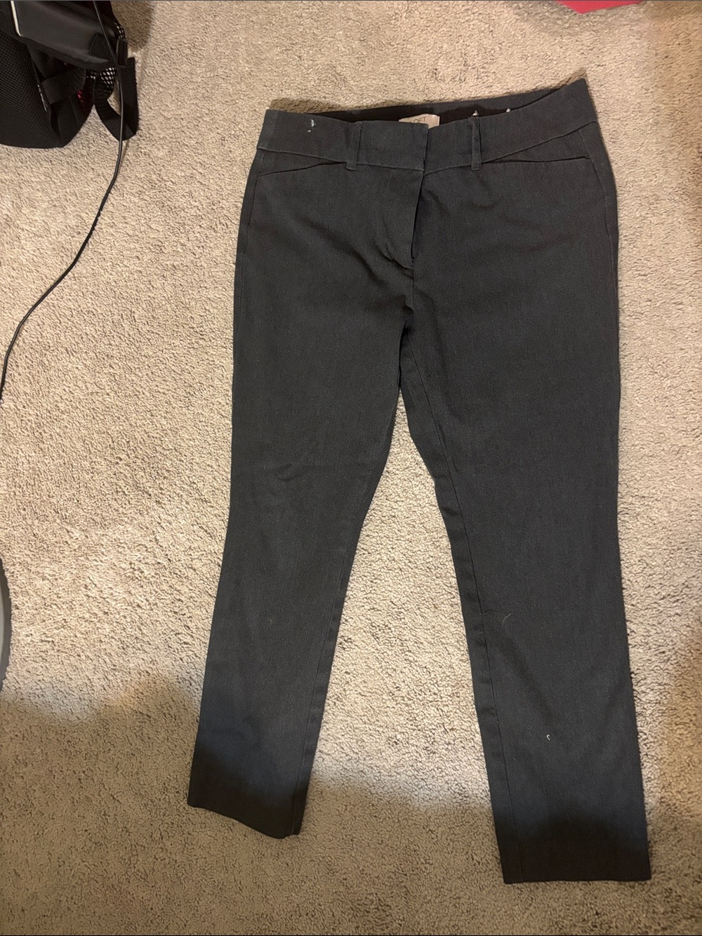 LOFT Black Straight-Leg Women's Dress Jeans
